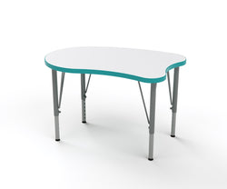 Tot Mate Versa Preschool Curved Desk - Small 31.5"W x 20"D x 14"-23"H (TOT-TM9540R)