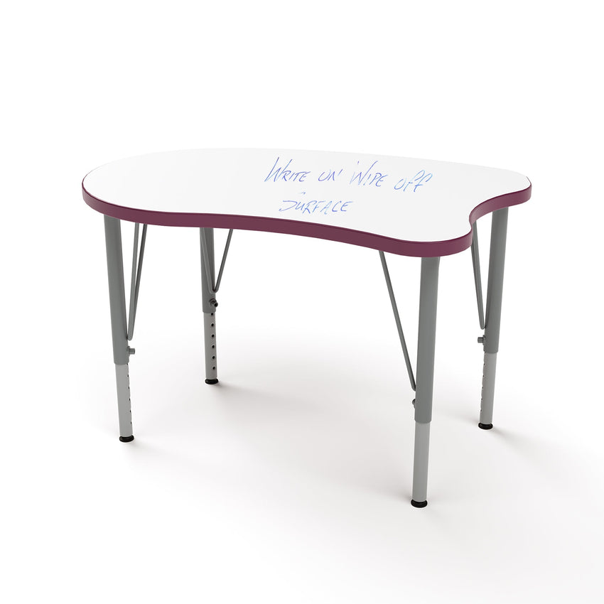 Versa Tot Mate Preschool Curved Desk - Small 31.5"W x 20"D x 14" - 23"H (TOT - TM9540R) - SchoolOutlet