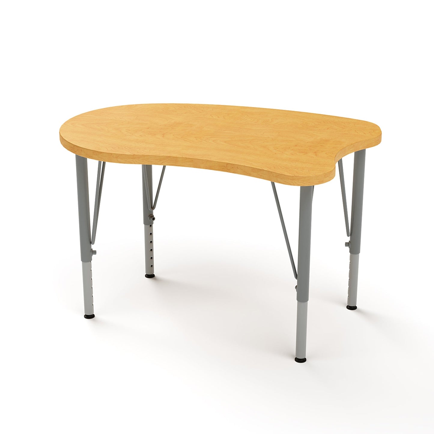 Versa Tot Mate Preschool Curved Desk - Small 31.5"W x 20"D x 21" - 30"H (TOT - TM9541R) - SchoolOutlet