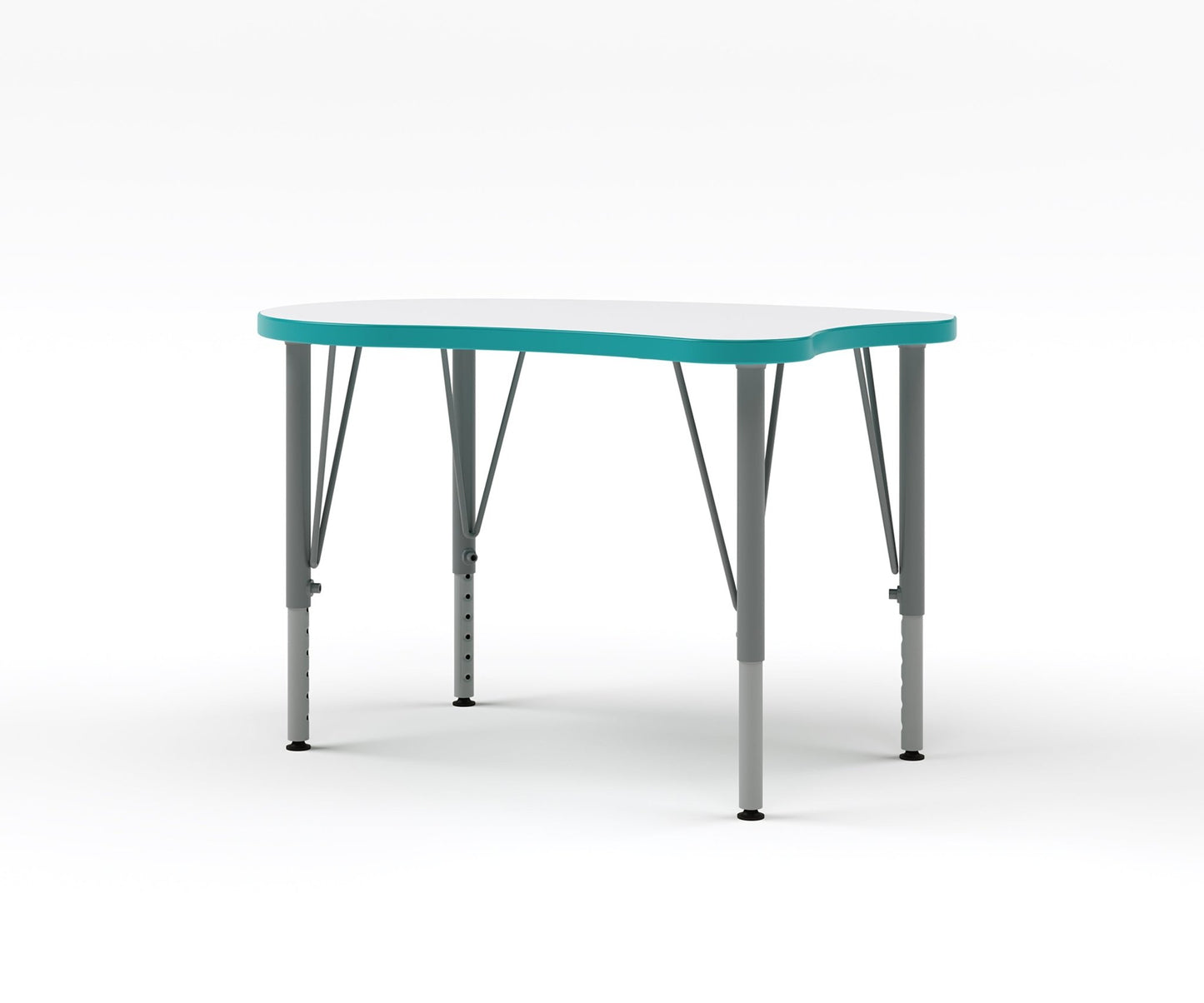 Versa Tot Mate Preschool Curved Desk - Small 31.5"W x 20"D x 21" - 30"H (TOT - TM9541R) - SchoolOutlet