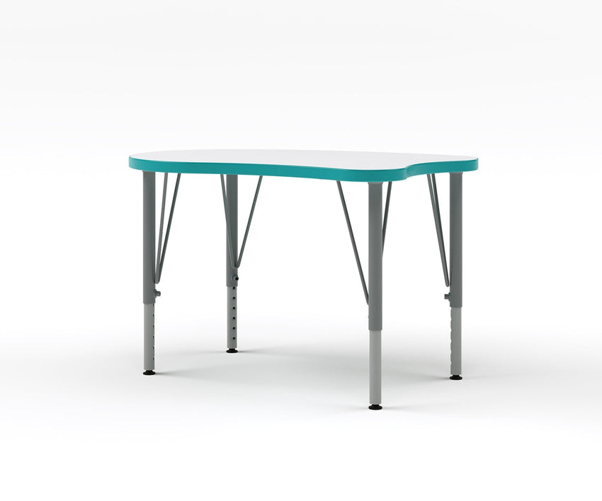 Versa Tot Mate Preschool Curved Desk - Small 31.5"W x 20"D x 21" - 30"H (TOT - TM9541R) - SchoolOutlet