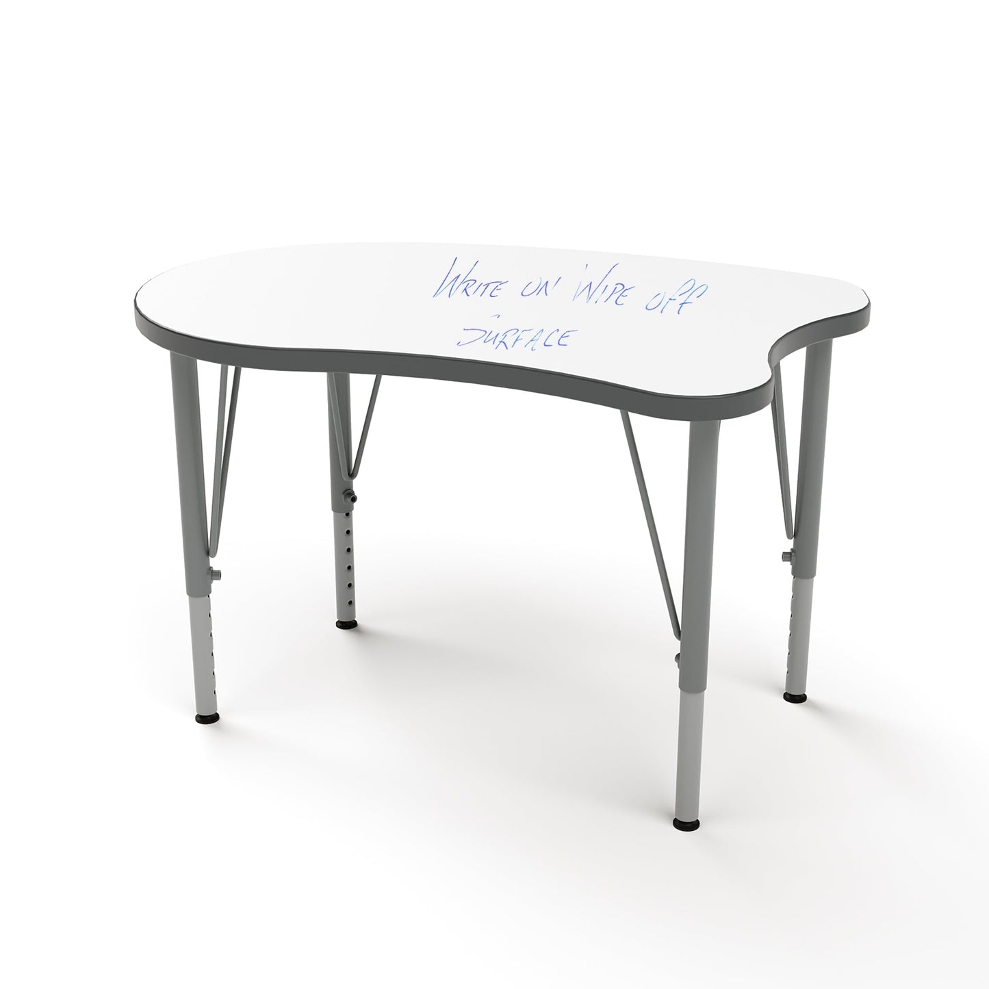 Versa Tot Mate Preschool Curved Desk - Small 31.5"W x 20"D x 21" - 30"H (TOT - TM9541R) - SchoolOutlet
