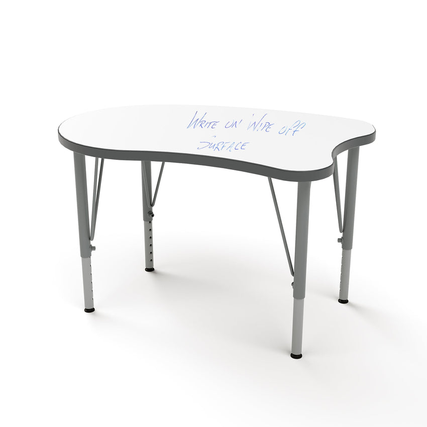 Versa Tot Mate Preschool Curved Desk - Small 31.5"W x 20"D x 21" - 30"H (TOT - TM9541R) - SchoolOutlet