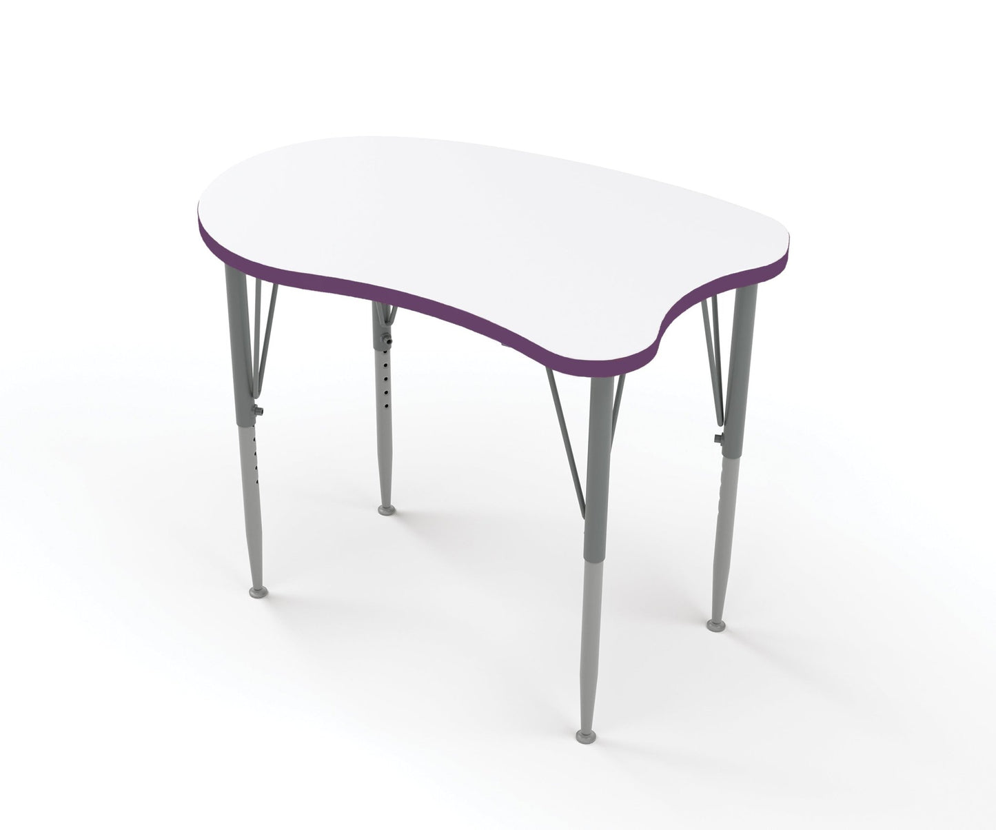 Versa Tot Mate Preschool Curved Desk - Small 31.5"W x 20"D x 21" - 30"H (TOT - TM9541R) - SchoolOutlet