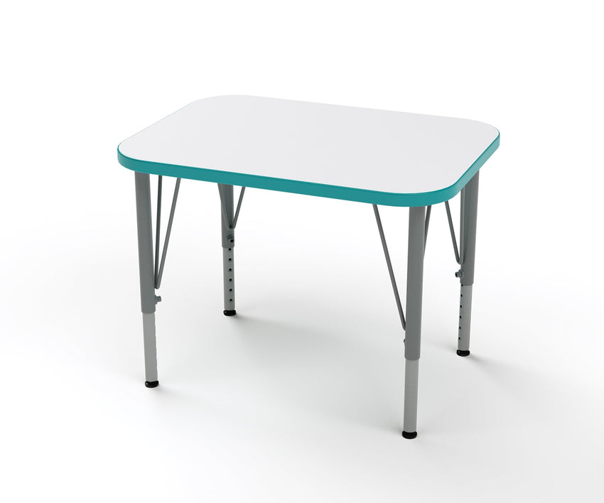 Versa Tot Mate Preschool Rectangle Desk - Large 32"W x 24"D x 14" - 23"H (TOT - TM9810R) - SchoolOutlet