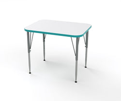 Tot Mate Versa Preschool Rectangle Desk - Large 32"W x 24"D x 14"-23"H (TOT-TM9810R)