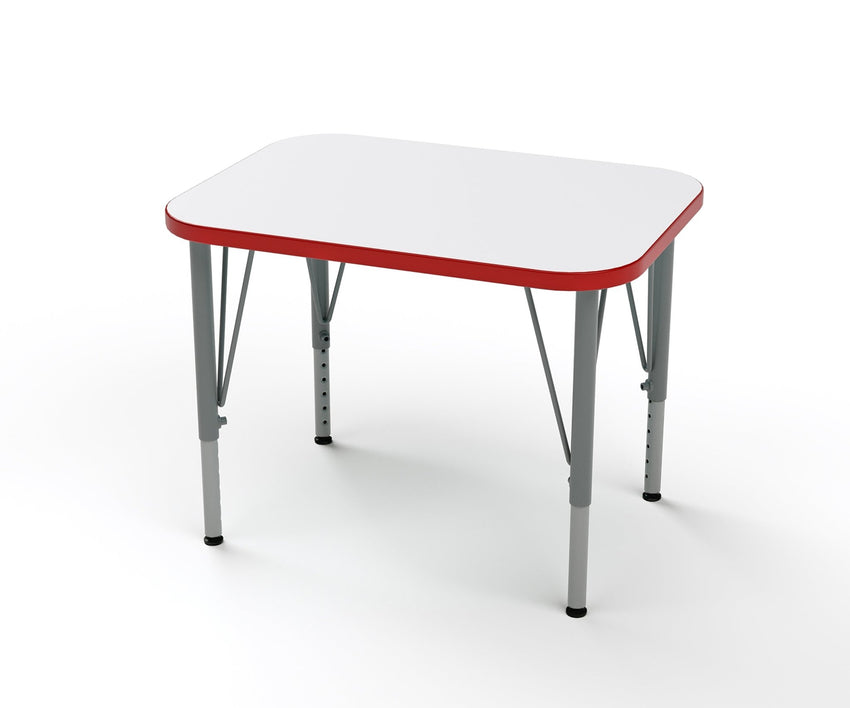 Versa Tot Mate Preschool Rectangle Desk - Large 32"W x 24"D x 14" - 23"H (TOT - TM9810R) - SchoolOutlet