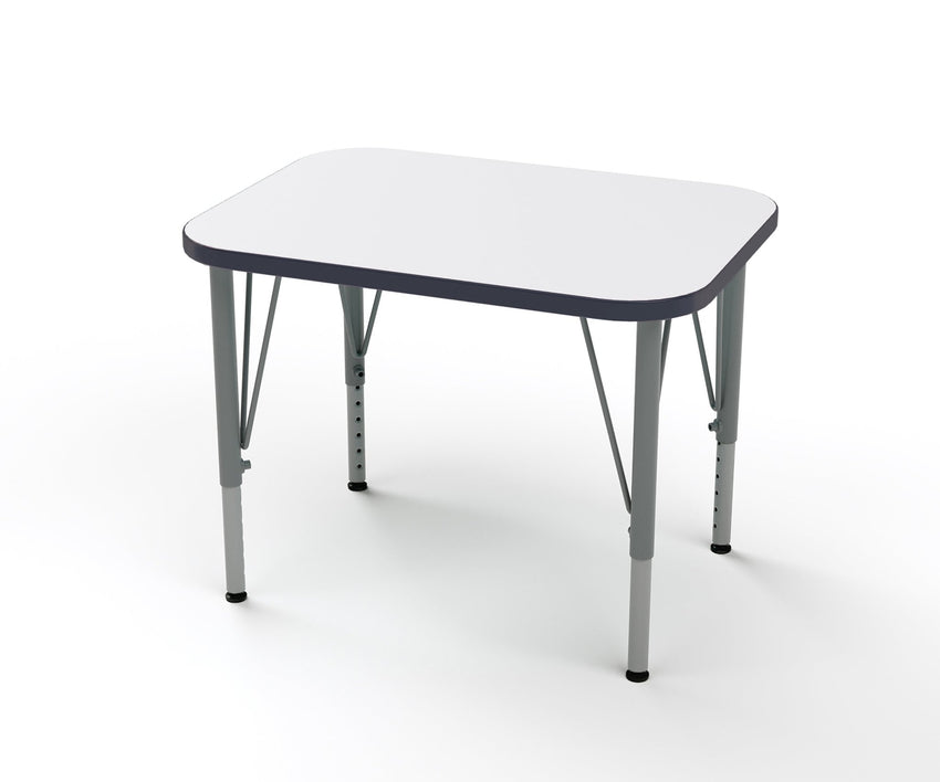 Versa Tot Mate Preschool Rectangle Desk - Large 32"W x 24"D x 21" - 30"H (TOT - TM9811R) - SchoolOutlet
