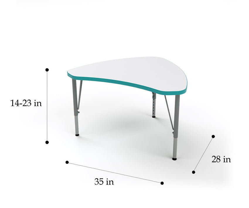 Versa Tot Mate Preschool Shutter Desk - Large 35"W x 28"D x 14" - 23"H (TOT - TM9820R) - SchoolOutlet
