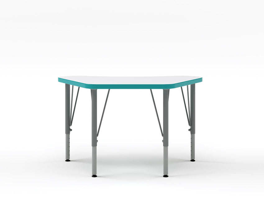 Versa Tot Mate Preschool Wing Desk - Large 35"W x 19.5"D x 14" - 23"H (TOT - TM9830R) - SchoolOutlet