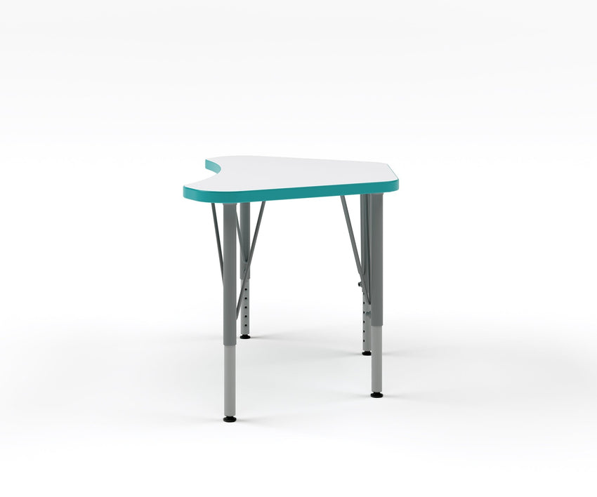 Versa Tot Mate Preschool Wing Desk - Large 35"W x 19.5"D x 14" - 23"H (TOT - TM9830R) - SchoolOutlet