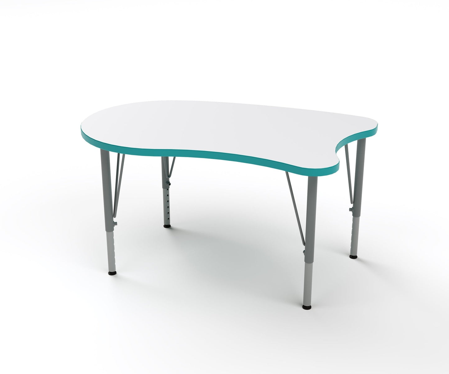 Versa Tot Mate Preschool Curved Desk - Large 38.75"W x 24"D x 14" - 23"H (TOT - TM9840R) - SchoolOutlet