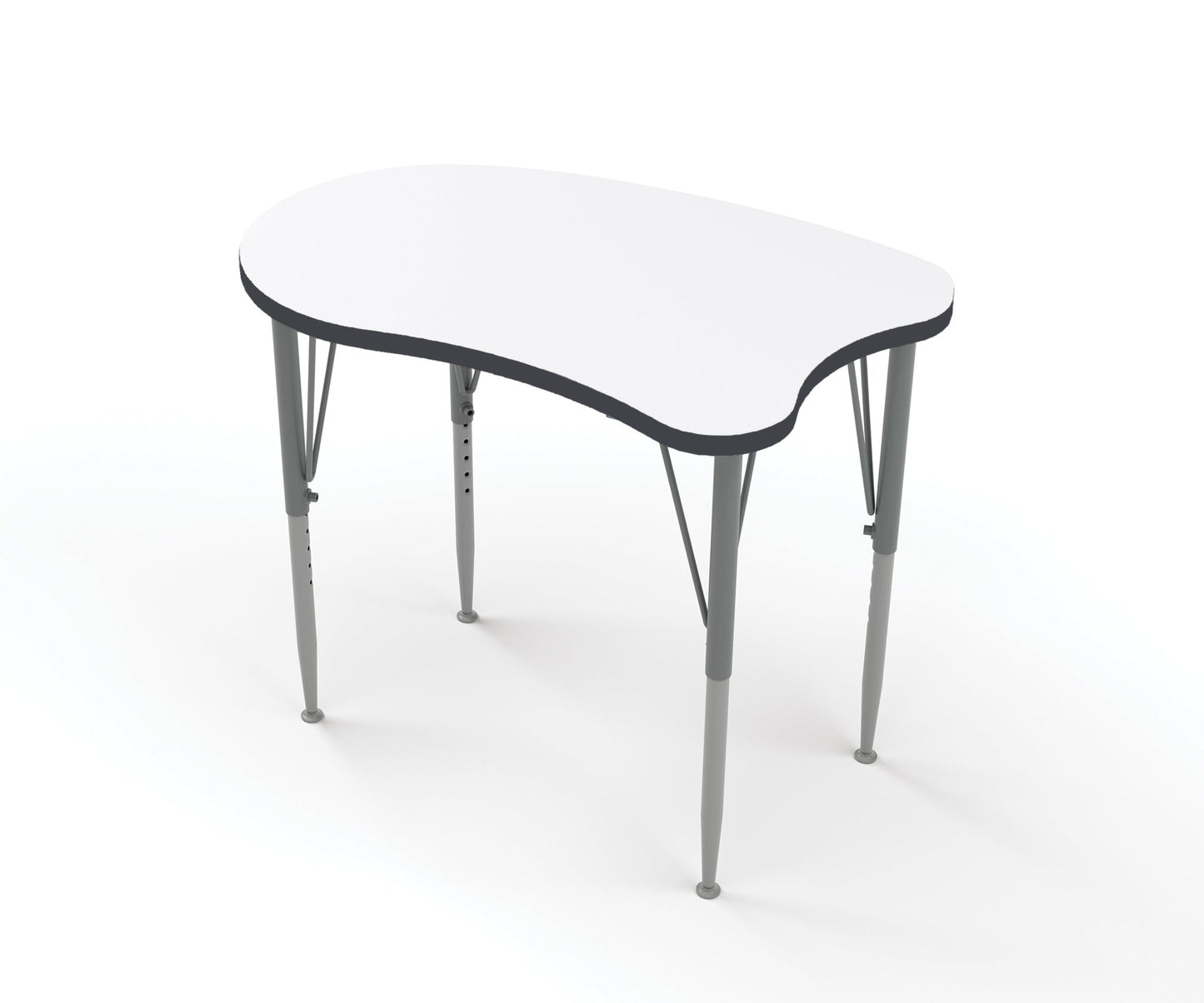 Versa Tot Mate Preschool Curved Desk - Large 38.75"W x 24"D x 14" - 23"H (TOT - TM9840R) - SchoolOutlet