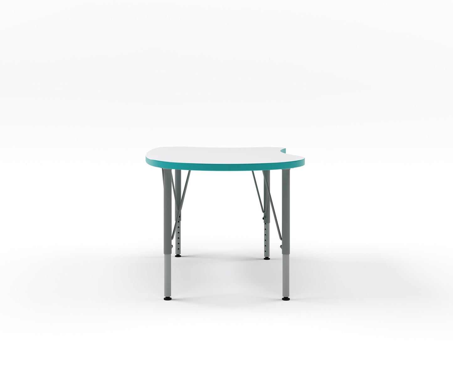 Versa Tot Mate Preschool Curved Desk - Large 38.75"W x 24"D x 14" - 23"H (TOT - TM9840R) - SchoolOutlet