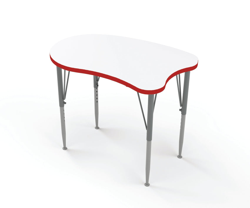 Versa Tot Mate Preschool Curved Desk - Large 38.75"W x 24"D x 14" - 23"H (TOT - TM9840R) - SchoolOutlet