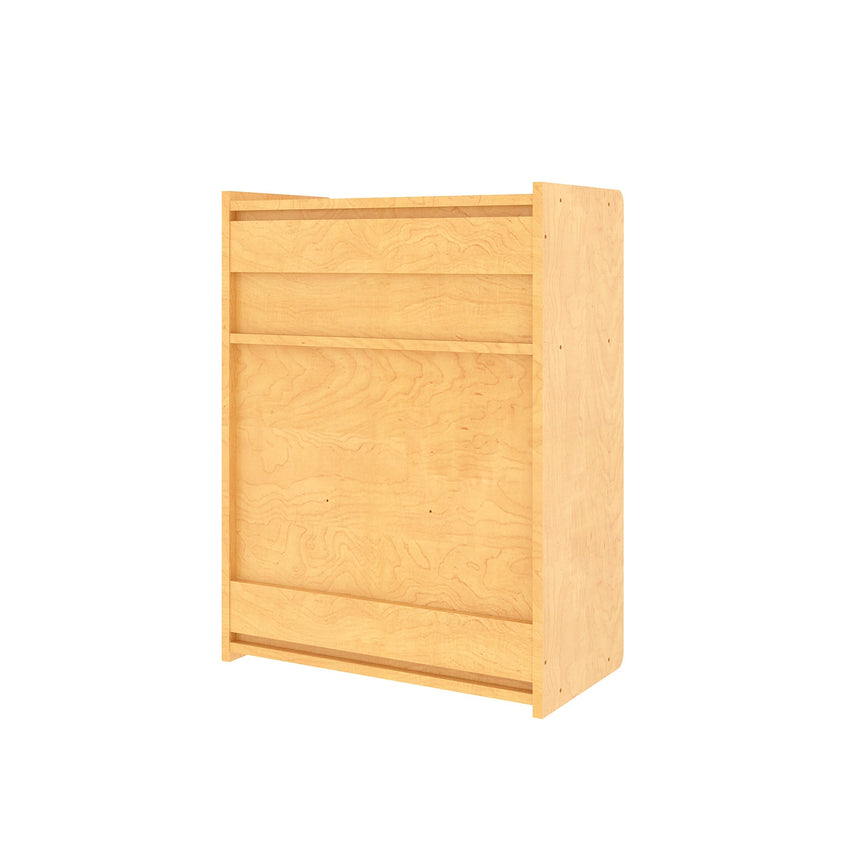 Tot Mate 3 - Section Wall Locker with Cubbies & Hooks 28"W x 15"D x 37.5"H Unassemble (TOT - TML402R) - SchoolOutlet