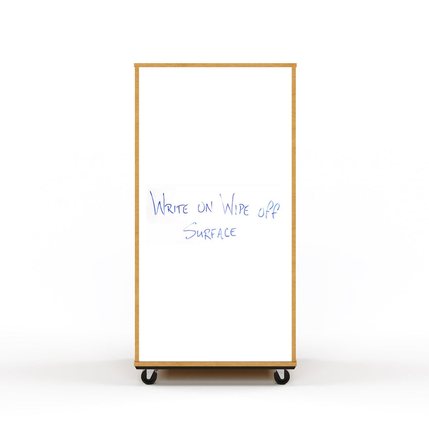 Tot Mate Mobile Bookshelf with Dry Erase Back - 4 Shelves 30"W x 23"D x 60"H (TOT - TMM511A) - SchoolOutlet