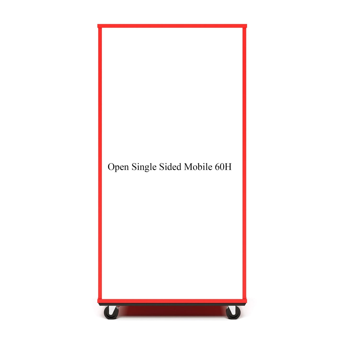 Tot Mate Mobile Bookshelf with Dry Erase Back - 4 Shelves 30"W x 23"D x 60"H (TOT - TMM511A) - SchoolOutlet