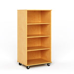 Tot Mate Mobile Bookshelf with Dry Erase Back - 4 Shelves 30