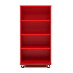 Tot Mate Mobile Bookshelf with Dry Erase Back - 4 Shelves 30