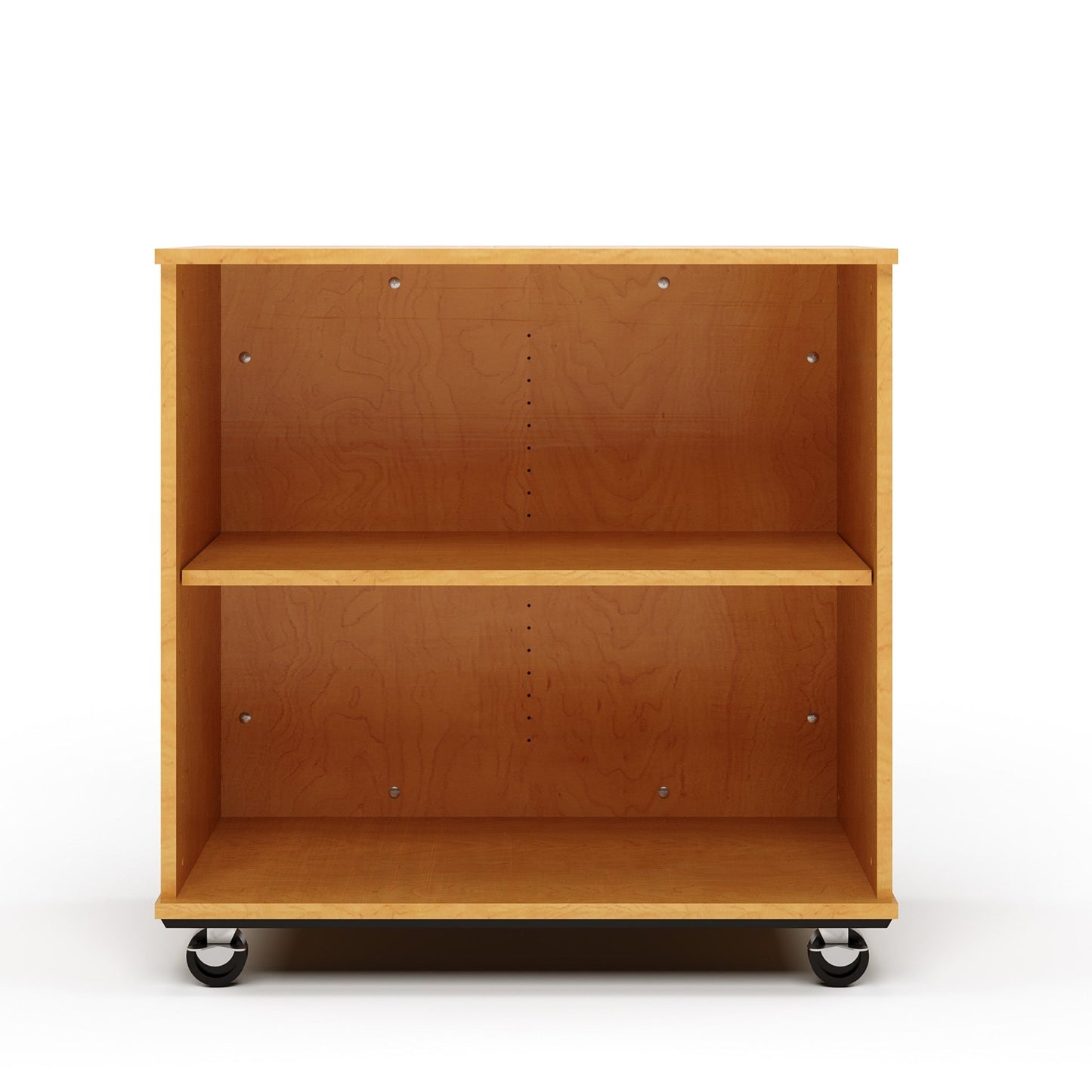Tot Mate Mobile Bookshelf with Dry Erase Back - 2 Shelves 36"W x 23"D x 36"H (TOT - TMM512A) - SchoolOutlet