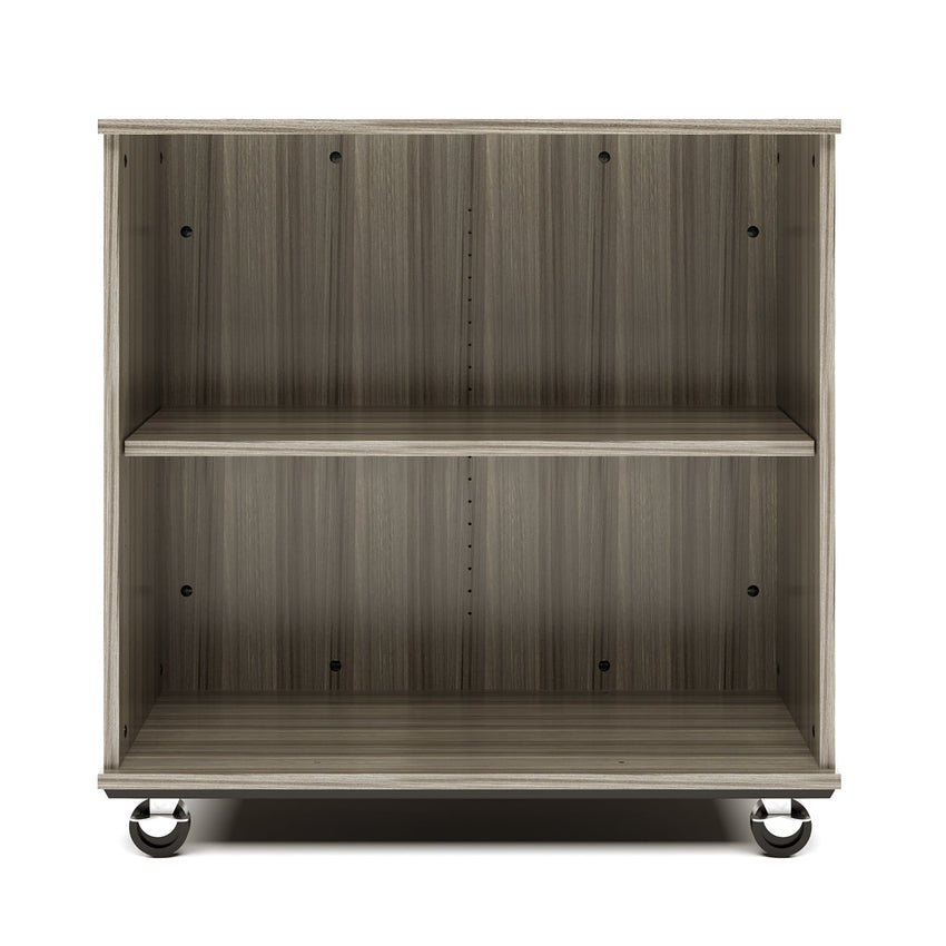 Tot Mate Mobile Bookshelf with Dry Erase Back - 2 Shelves 36"W x 23"D x 36"H (TOT - TMM512A) - SchoolOutlet