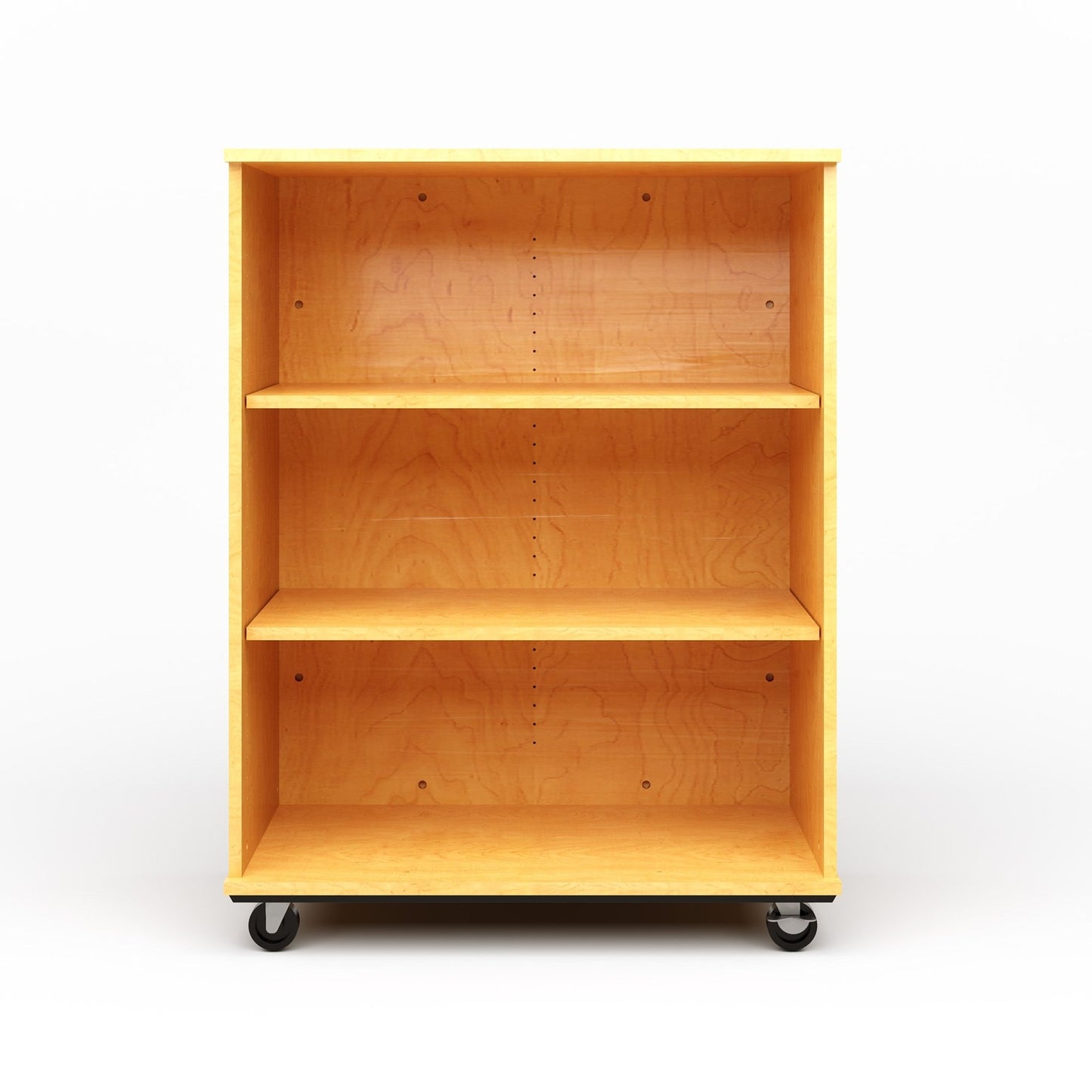 Tot Mate Mobile Bookshelf with Dry Erase Back - 3 Shelves 36"W x 23"D x 48"H (TOT - TMM513A) - SchoolOutlet