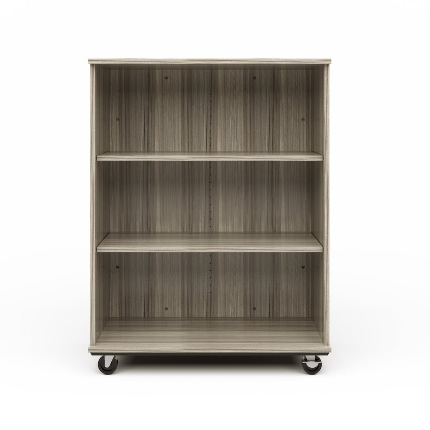 Tot Mate Mobile Bookshelf with Dry Erase Back - 3 Shelves 36"W x 23"D x 48"H (TOT - TMM513A) - SchoolOutlet