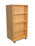 Tot Mate Double - Sided Mobile Bookshelf with 4 Shelves 30