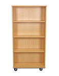 Tot Mate Double - Sided Mobile Bookshelf with 4 Shelves 30