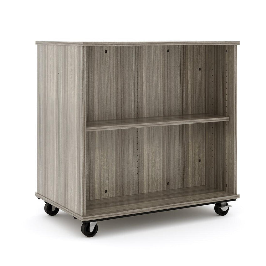 Tot Mate Double - Sided Mobile Bookshelf - 2 Shelves 36"W x 23"D x 36"H (TOT - TMM612A) - SchoolOutlet