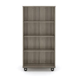 Tot Mate Double - Sided Mobile Bookshelf with 4 Shelves 36