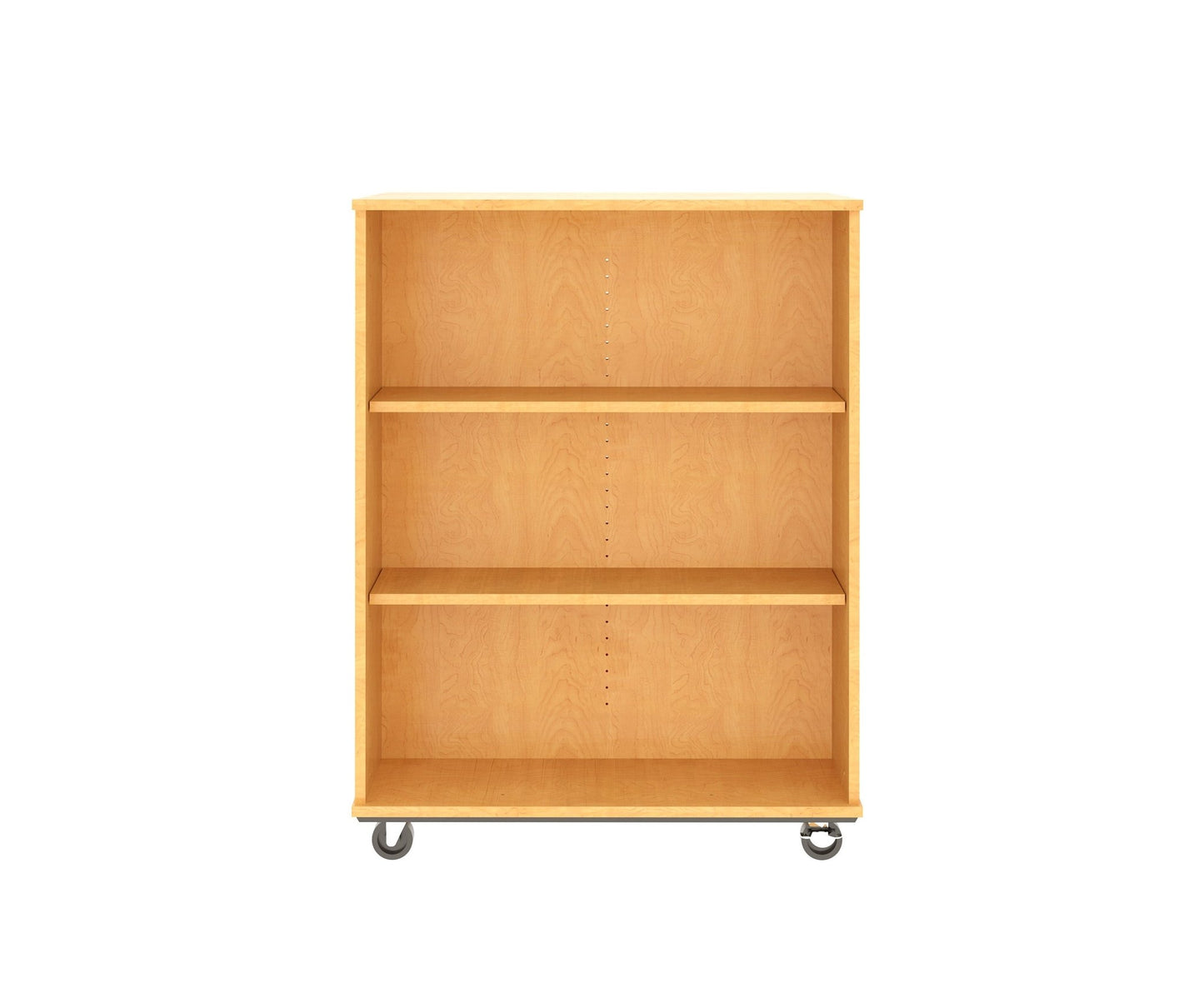 Tot Mate Double - Sided Mobile Bookshelf - 3 Shelves 36"W x 23"D x 48"H (TOT - TMM614A) - SchoolOutlet