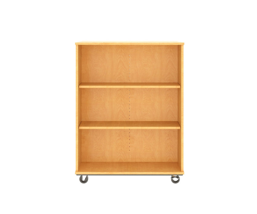Tot Mate Double - Sided Mobile Bookshelf - 3 Shelves 36"W x 23"D x 48"H (TOT - TMM614A) - SchoolOutlet