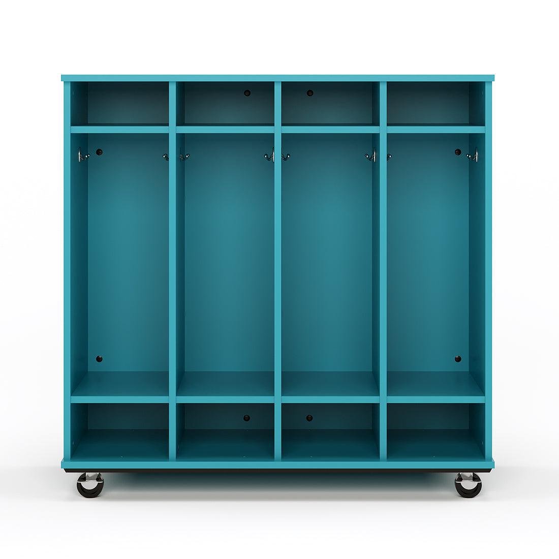 Tot Mate Mobile Locker with Dry Erase Back 48"W x 20"D x 48"H (TOT - TMM711A) - SchoolOutlet