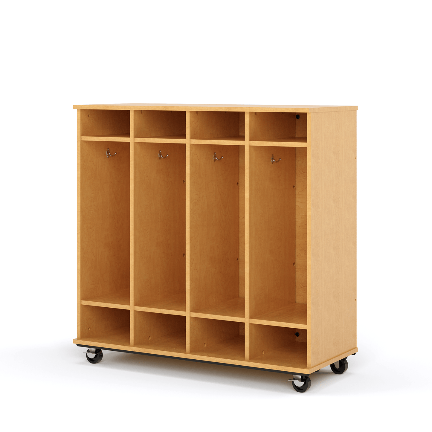 Tot Mate Mobile Locker with Dry Erase Back 48"W x 20"D x 48"H (TOT - TMM711A) - SchoolOutlet