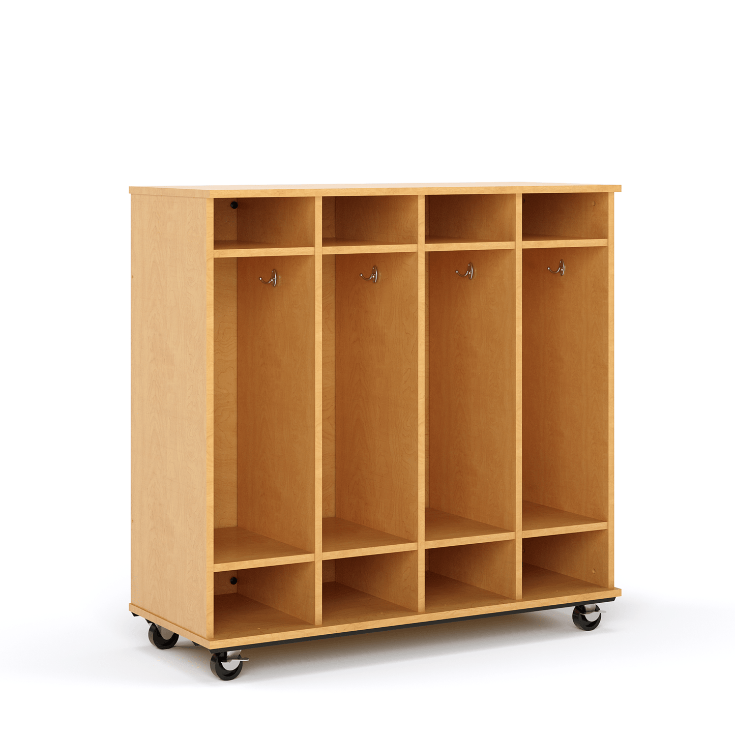 Tot Mate Mobile Locker with Dry Erase Back 48"W x 20"D x 48"H (TOT - TMM711A) - SchoolOutlet