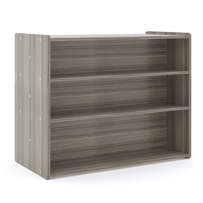 Tot Mate 3 - Level Double - Sided Open Storage Shelf 46"W x 23.5"D x 37.5"H Assembled (TOT - TMS101A) - SchoolOutlet