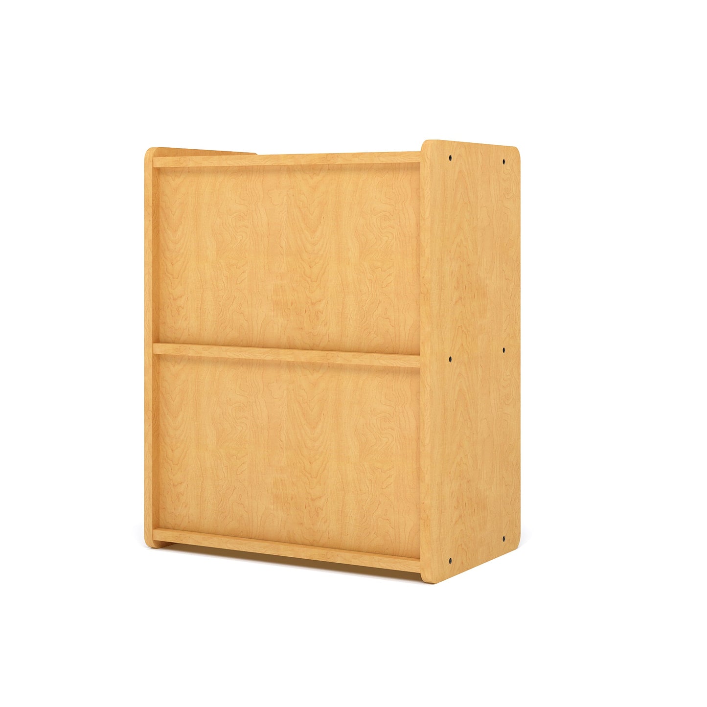 Tot Mate Small 2 - Tier Preschool Open Storage Shelf 24"W x 15"D x 30.5"H Assembled (TOT - TMS301A) - SchoolOutlet