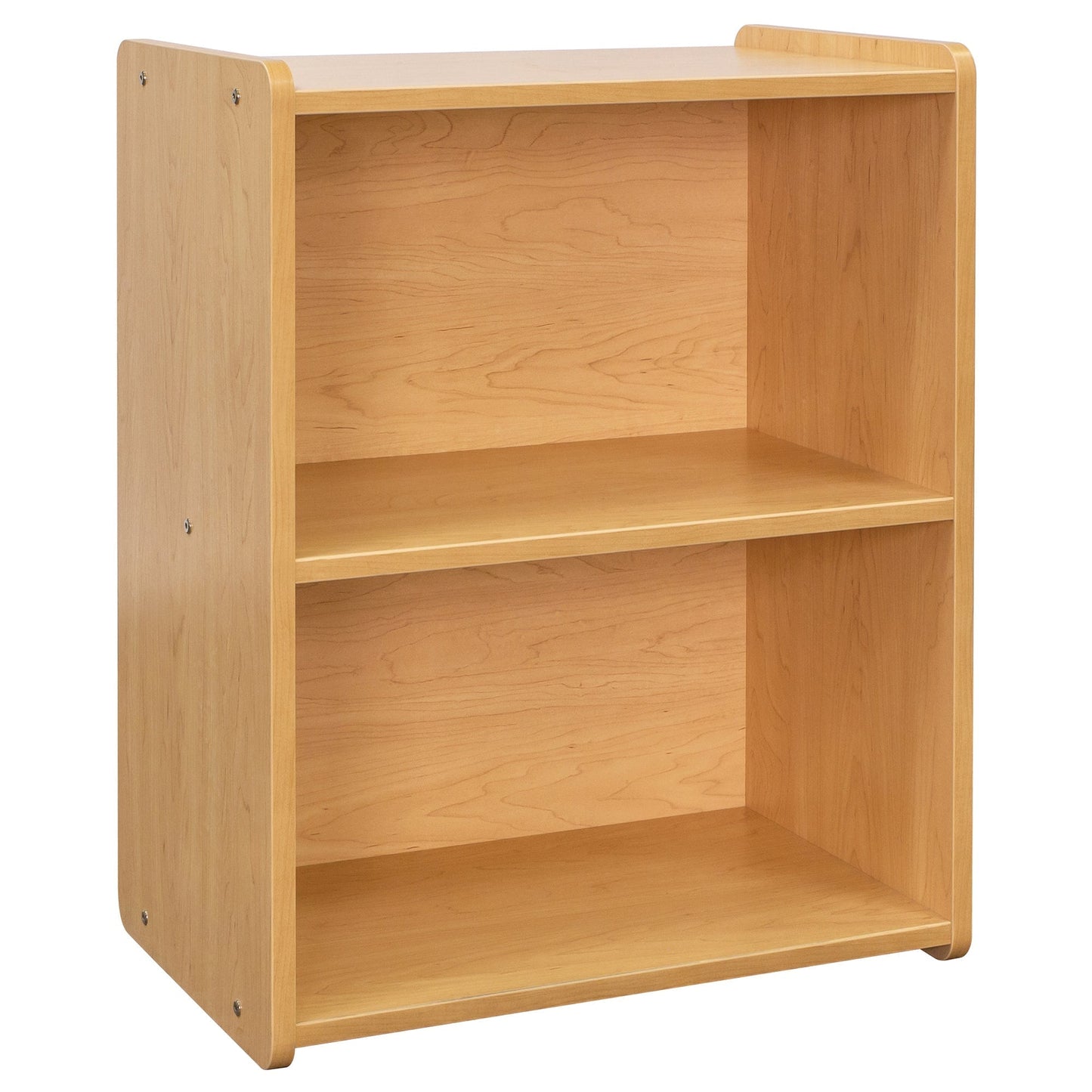 Tot Mate Small 2 - Tier Preschool Open Storage Shelf 24"W x 15"D x 30.5"H Unassemble (TOT - TMS301R) - SchoolOutlet