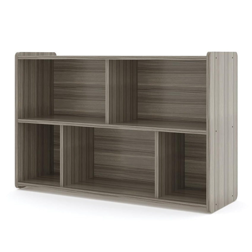 Tot Mate 5 - Compartment Preschool Cube Storage Shelf 46"W x 15"D x 30.5"H Assembled (TOT - TMS303A) - SchoolOutlet