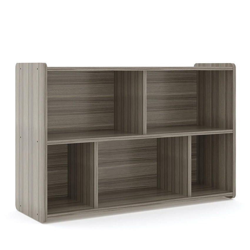 Tot Mate 5 - Compartment Preschool Cube Storage Shelf 46"W x 15"D x 30.5"H Assembled (TOT - TMS303A) - SchoolOutlet
