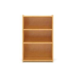 Tot Mate Small 3-Tier School-Age Open Storage Shelf 24"W x 15"D x 37.5"H Assembled (TOT-TMS401A)