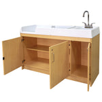 Tot Mate Baby Changing Table with Sink and Locking Storage 59.5