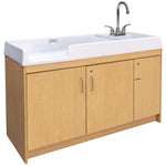 Tot Mate Baby Changing Table with Sink and Locking Storage 59.5
