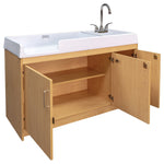 Tot Mate Baby Changing Table with Sink and Locking Storage 59.5