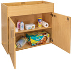 Tot Mate Compact Baby Changing Table with Lockable Storage 41.5