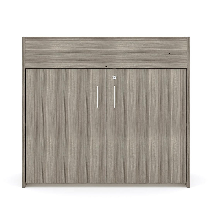 Tot Mate Compact Baby Changing Table with Lockable Storage 41.5"W x 19.5"D x 37"H (TOT - TMU701A) - SchoolOutlet
