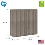 Tot Mate 4 - Compartment Large Wall Storage Cabinet 37