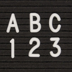 United Visual Helvetica Letter Sprue Set, 3/4" (UVP-UV52303)